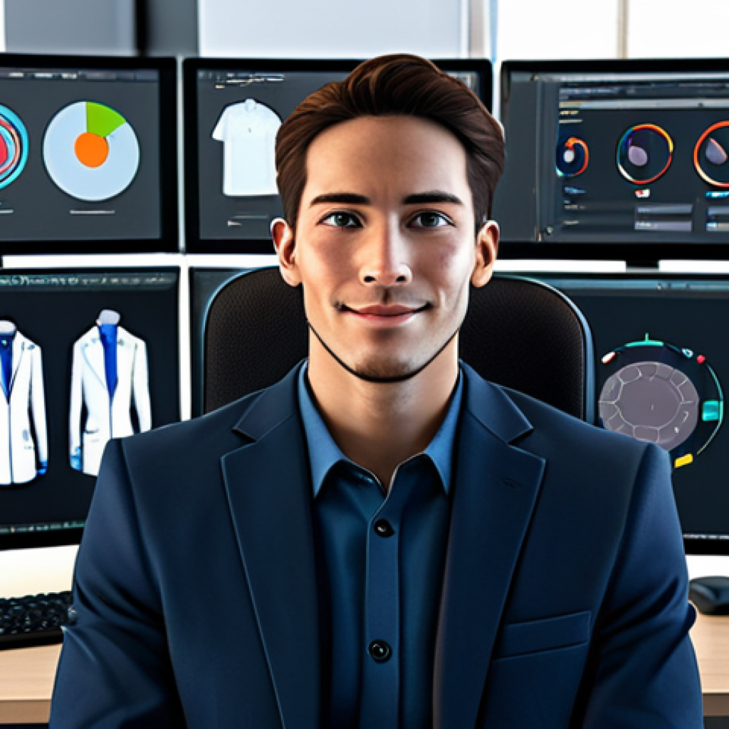 Confident Character Designer**

"A professional character designer, fully clothed in modest business attire, sitting at a modern workstation with multiple monitors displaying character design software, well-lit office environment, perfect anatomy, natural pose, safe for work, appropriate content, family-friendly, showcasing a diverse portfolio of character art in the background, high detail, professional quality."

**