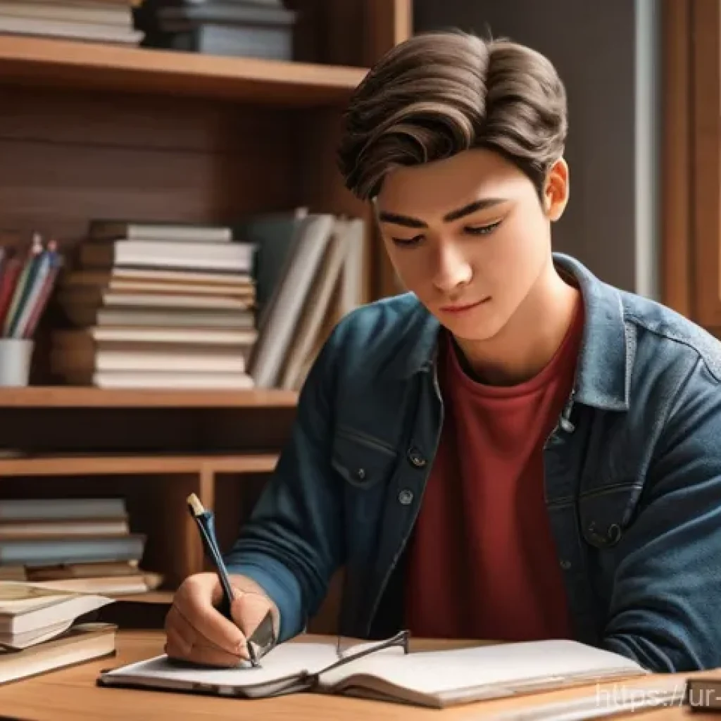 캐릭터디자인 자격증과 취업 성공 스토리 - **Prompt 1: The Aspiring Character Designer's Study**
    "A young, focused character designer, appe...