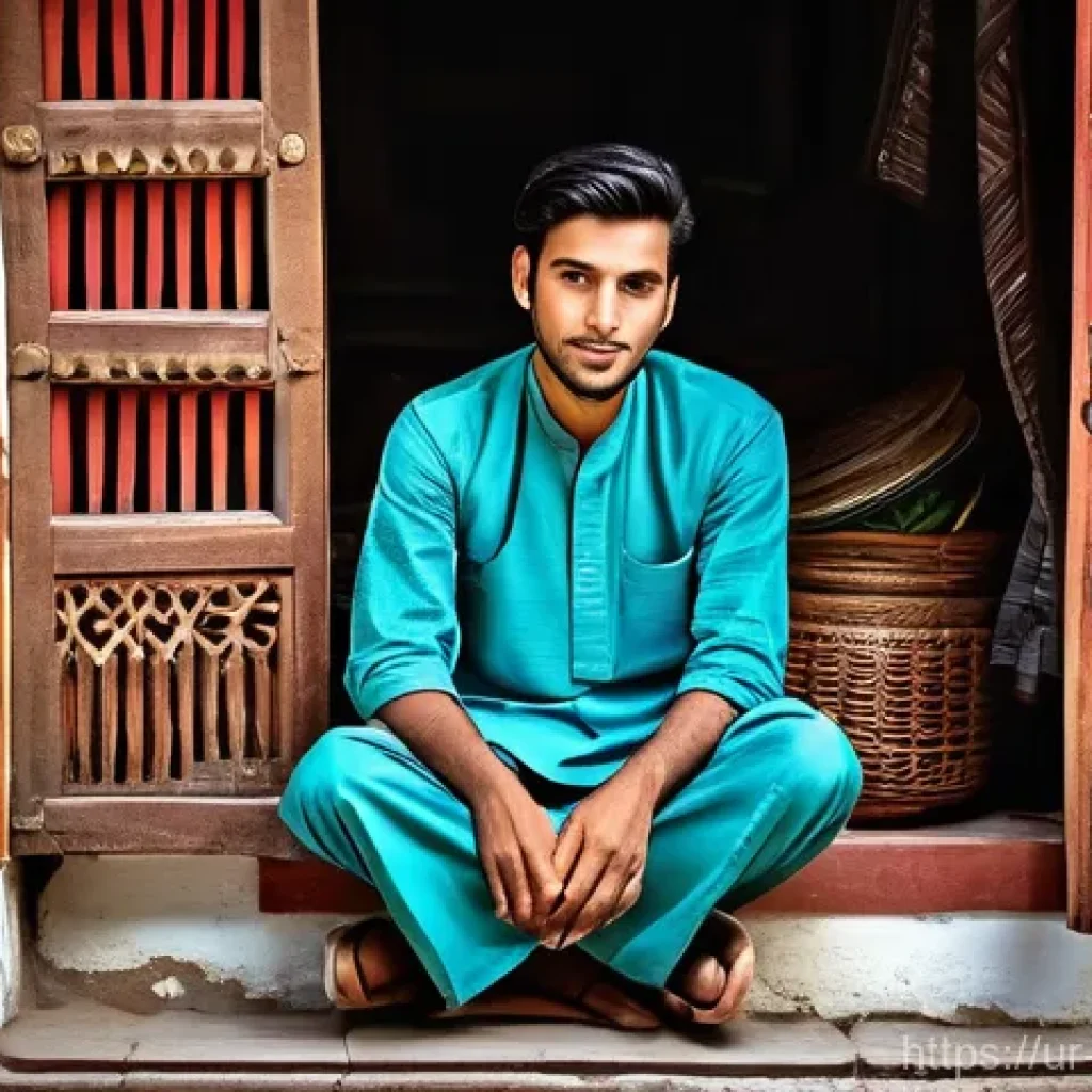 캐릭터디자인과 스토리텔링 기법 - **A Journey of Inner Transformation in an Old City.**
    A young Pakistani man, in his early twenti...