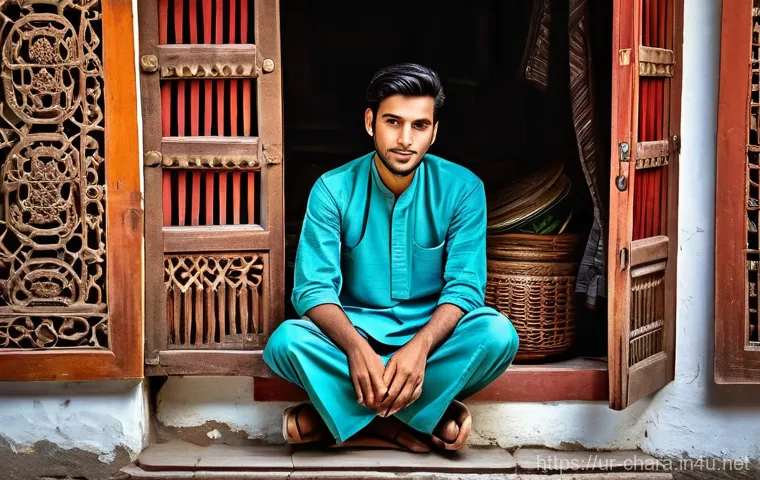 캐릭터디자인과 스토리텔링 기법 - **A Journey of Inner Transformation in an Old City.**
A young Pakistani man, in his early twenti...