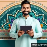 캐릭터디자인으로 브랜드 아이덴티티 구축 - A vibrant and friendly cartoon character designed as a young professional in traditional South Asian...