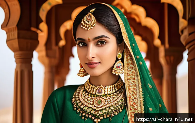 캐릭터디자인 관련 블로그 운영 전략 - A unique character design inspired by South Asian culture, featuring a young adult wearing tradition...