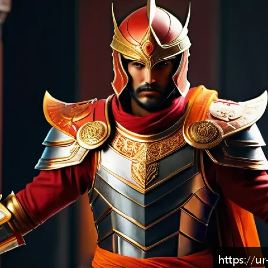 캐릭터디자인 실기 시험 대비를 위한 자료 분석 - A dynamic character design of a confident, brave young man standing tall with arms spread wide, wear...